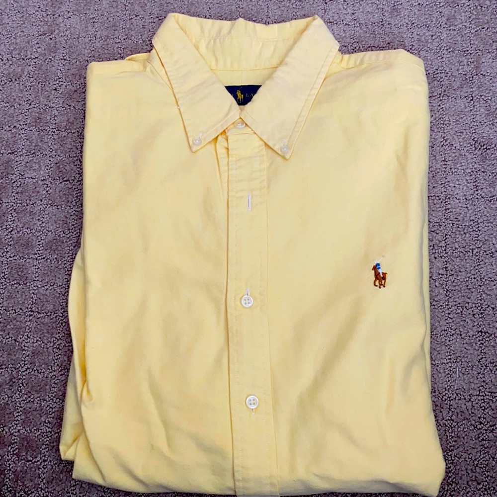 New Ralph Lauren Shirt XL yellow